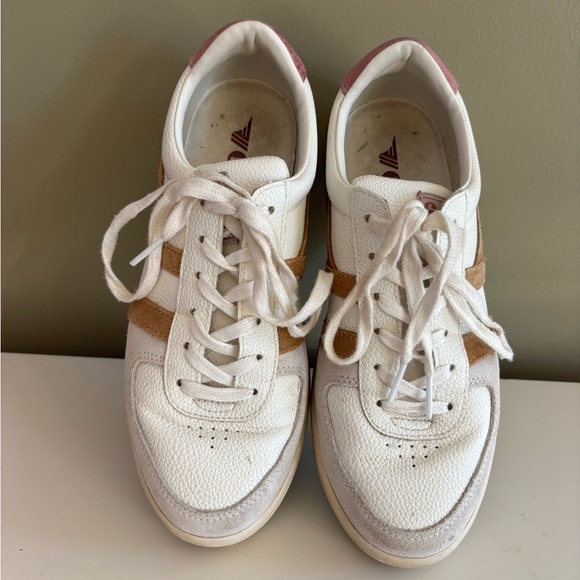 Gola White and Brown Sneakers - Picture 3 of 4